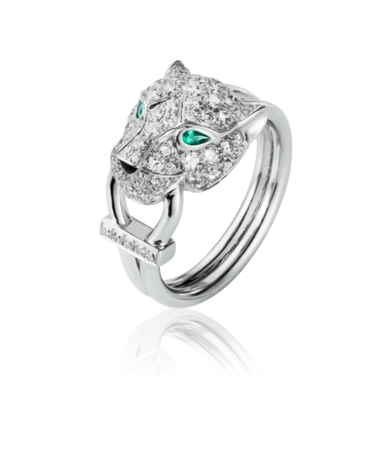 Кольцо Cartier PANTHÈRE DE RING PAVED N4244750