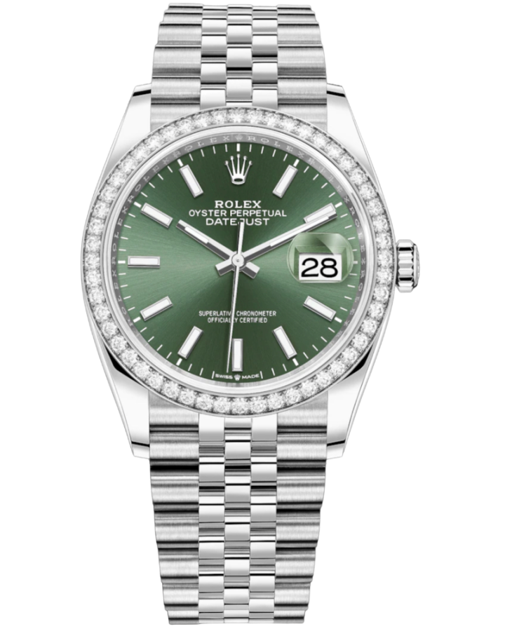 Часы Rolex Datejust 36mm Steel and White Gold 126284rbr-0043