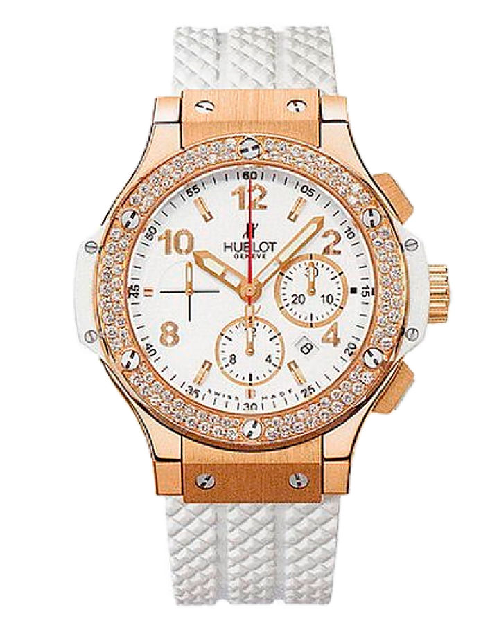 Часы Hublot BIG BANG 44 MM RED GOLD ALL WHITE PORTO CERVO DIAMONDS