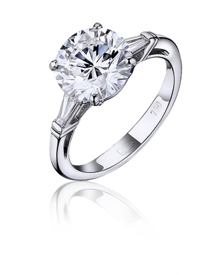Кольцо с бриллиантом No name 2 03 ct F/VVS2 GIA