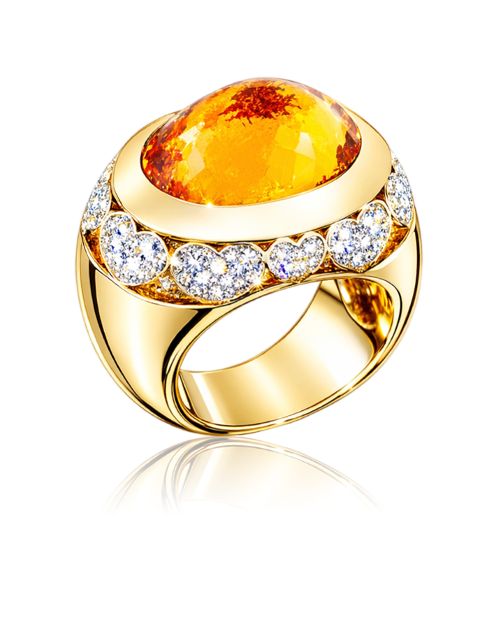 Кольцо Chopard Classic Yellow gold and Diamonds 823829-0110