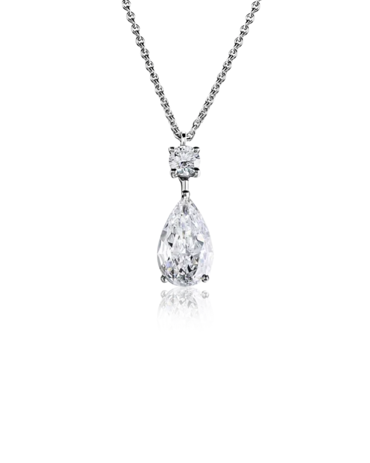 Подвеска Graff pear shape and round Diamond 1 01ct D/VS2.