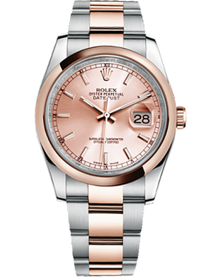 Часы Rolex Datejust 36mm Steel and Everose Gold 116201-0059