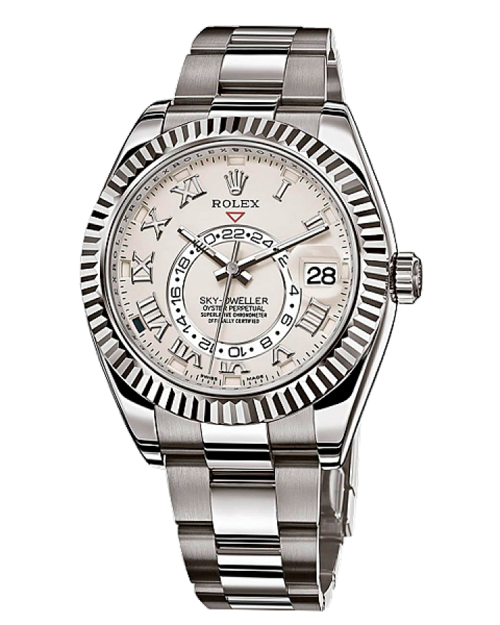 Часы Rolex SKY-DWELLER 42MM WHITE GOLD