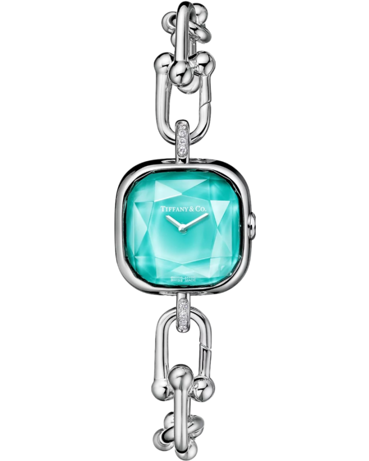 Часы Tiffany&Co Tiffany HardWear Watch in Sterling Silver and Steel with Diamonds