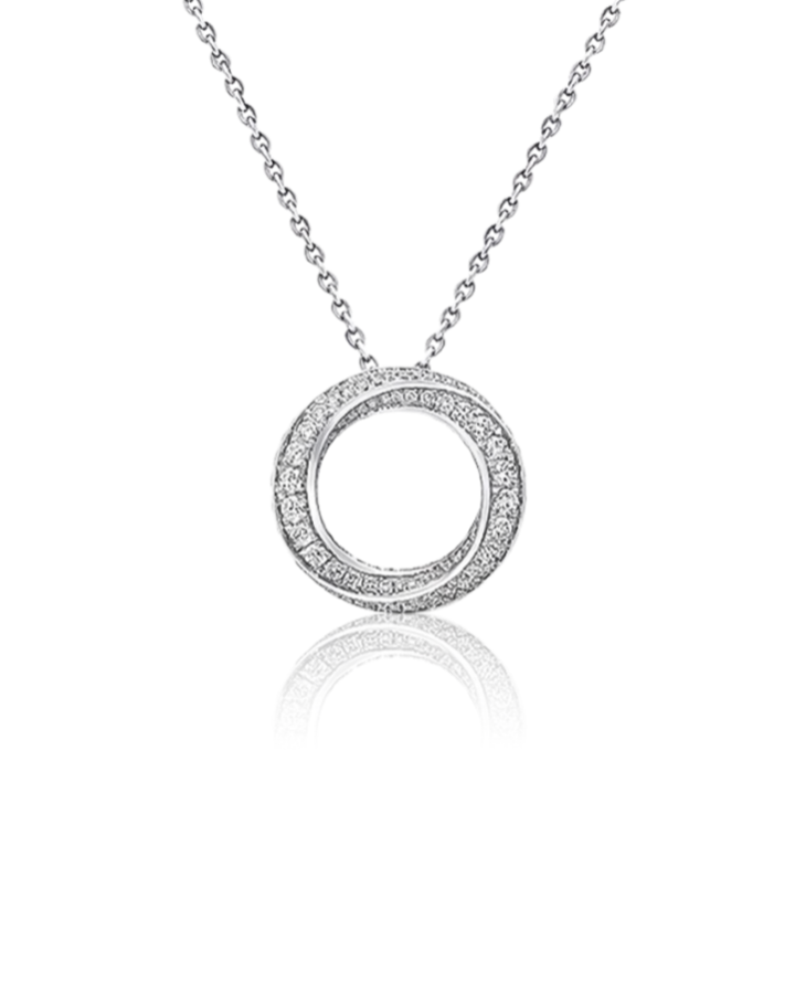 Подвеска Graff SPIRAL PAVÉ DIAMOND PENDANT RGP599