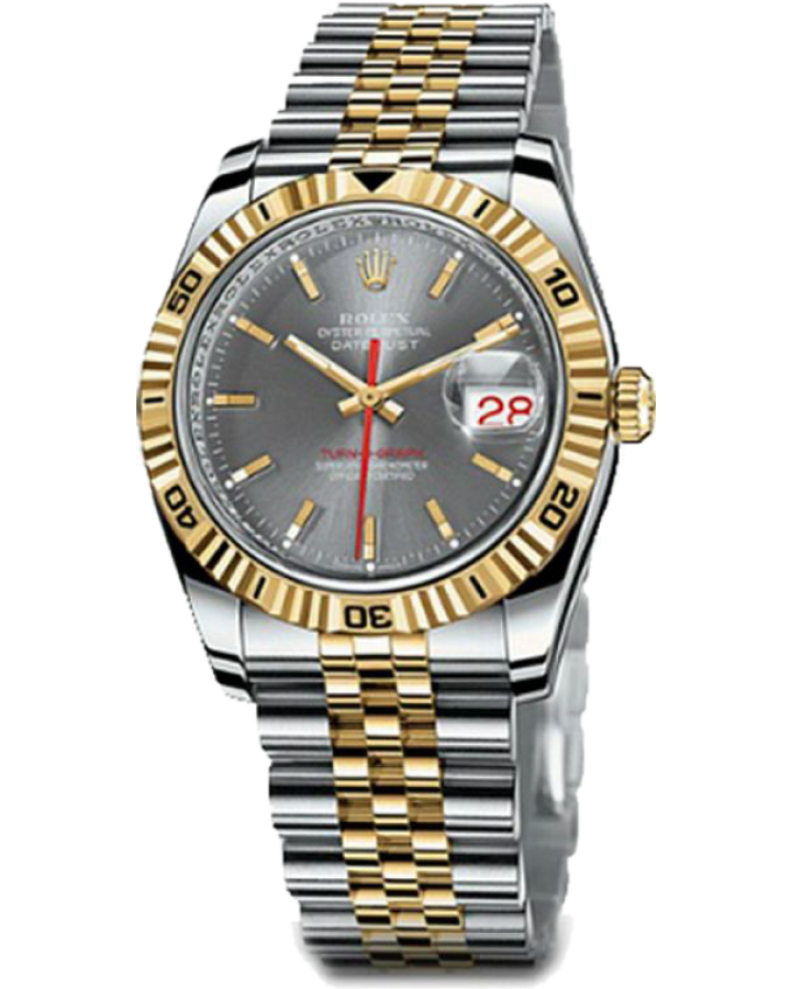 Часы Rolex 116263 slate Datejust Turn-O-Graph Steel and Yellow Gold