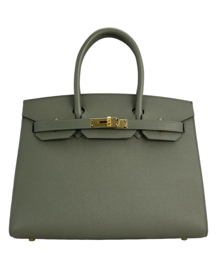 Сумка Hermes Birkin Sellier 30 cm Veau Epsom Vert De Gris