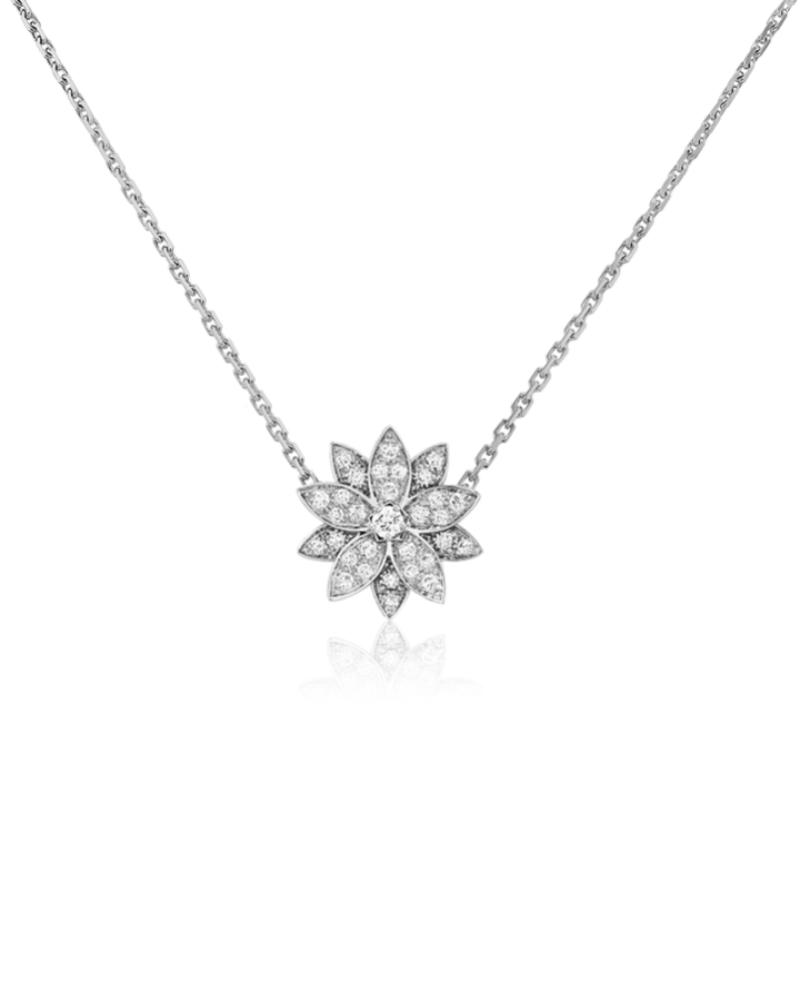 Подвеска Van Cleef & Arpels Lotus pendant small model VCARO6P600