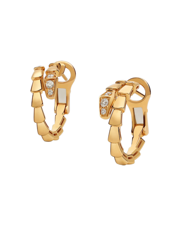 Серьги BVLGARI SERPENTI EARRINGS YELLOW GOLD 360444