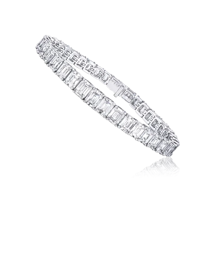 Браслет Graff Emerald Cut Diamond Bracelet