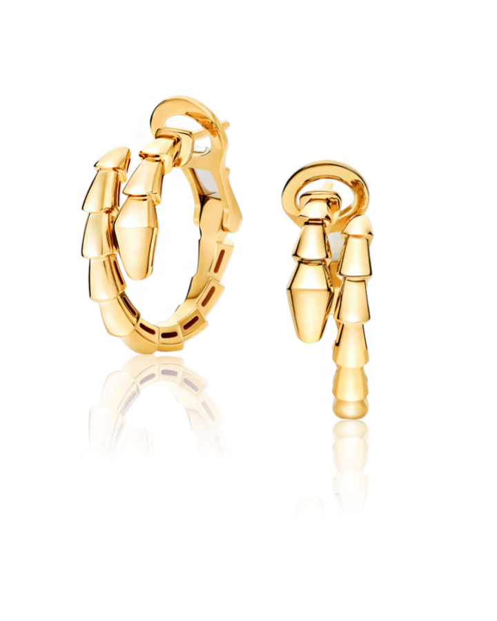 Серьги BVLGARI SERPENTI VIPER EARRINGS YELLOW GOLD 361291