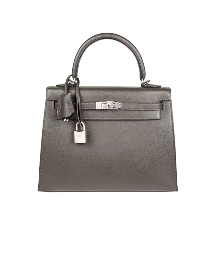 Сумка Hermes Kelly II Sellier 25 cm Graphite Epsom