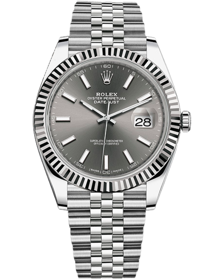 Часы Rolex DATEJUST 41 MM OYSTERSTEEL AND WHITE GOLD