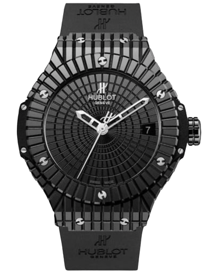 Часы Hublot Big Bang Black Caviar Automatic 41mm 346.CX.1800.RX