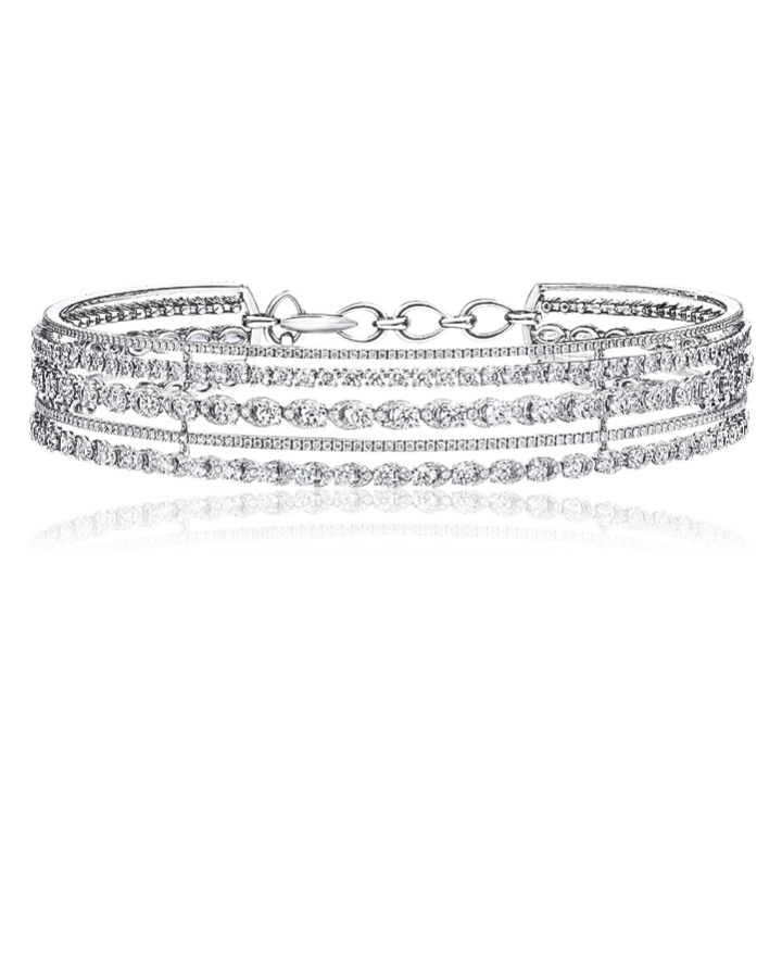 Колье Graff GATEWAY FIVE ROW DIAMOND CHOKER NECKLACE RGN685