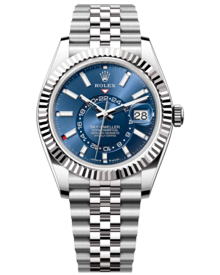 Часы Rolex Sky-Dweller 42mm Steel and White Gold 336934