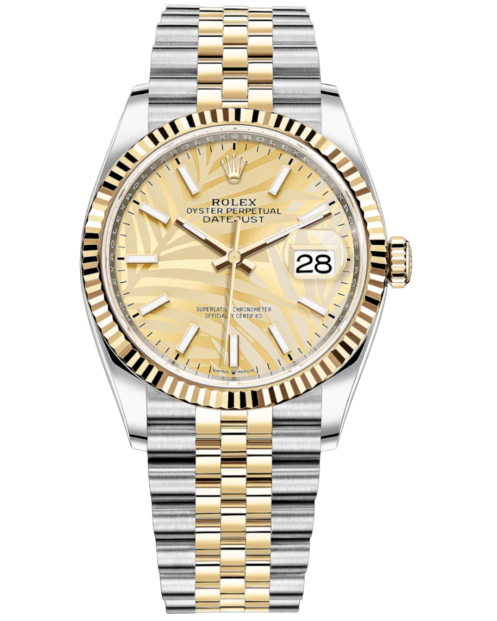 Часы Rolex Datejust 36mm Steel and Yellow Gold 126233-0037