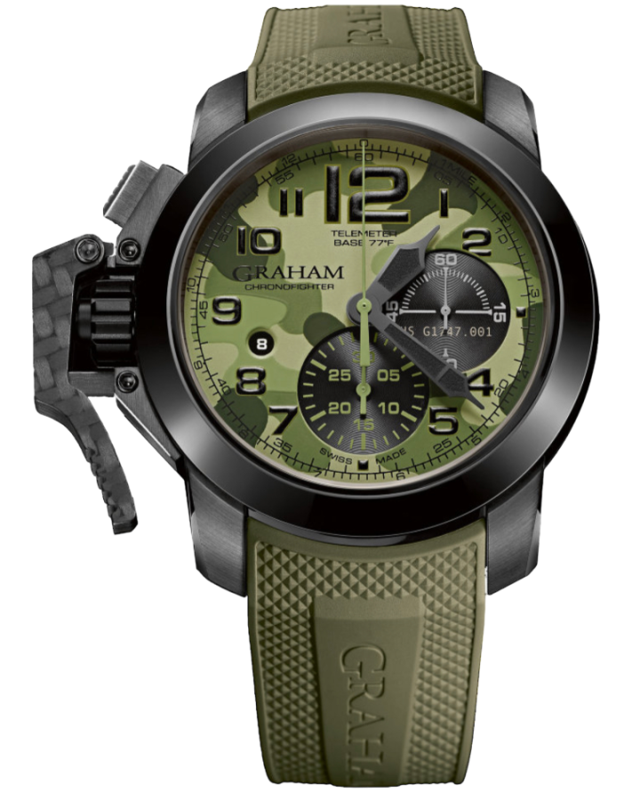 Часы Graham Chronofighter Oversize Black Arrow 2CCAU.G02B