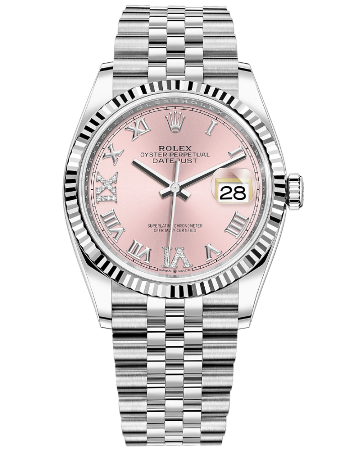 Часы Rolex Datejust 36mm Steel and White Gold 126234-0031