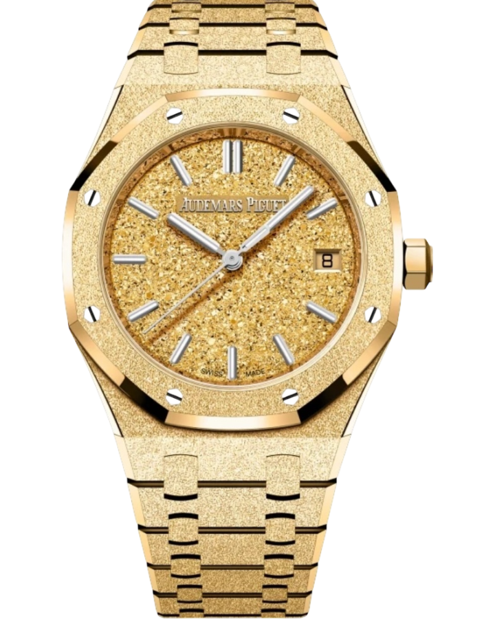 Часы AUDEMARS PIGUET ROYAL OAK FROSTED GOLD 77450BA.GG.1361BA.01