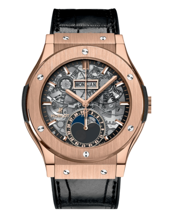 Часы Hublot Classic Aerofusion Moonphase King Gold 547.OX.0180.LR