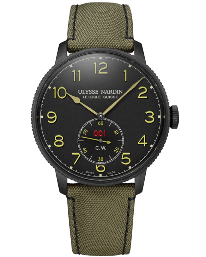 Часы Ulysse Nardin Marine Torpilleur Military 1183-320LE/BLACK