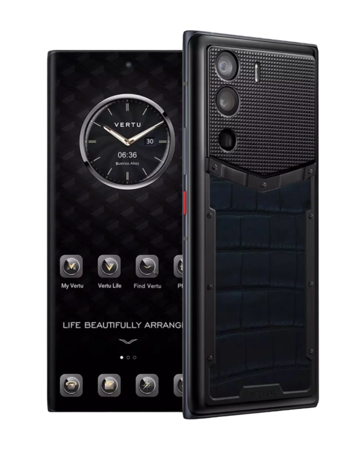 Телефон Vertu META 5G Web3 черный (кожа аллигатора)