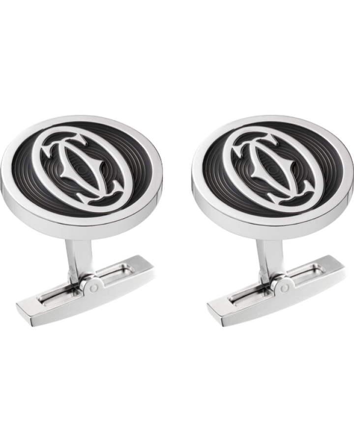Запонки Cartier MANCUERNILLAS MOTIVO LOGO DOBLE C T1220395