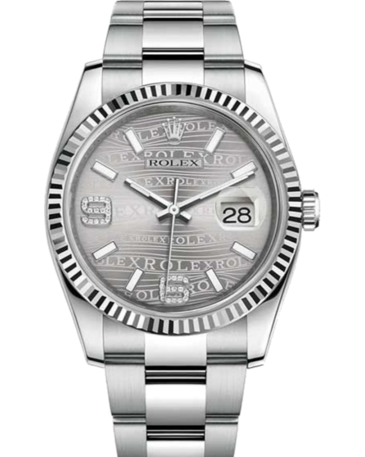 Часы Rolex Datejust 36mm Steel and White Gold 116234-0153