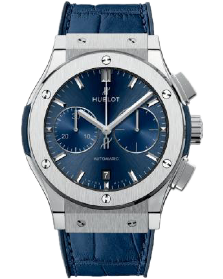 Часы Hublot CLASSIC FUSION BLUE CHRONOGRAPH TITANIUM