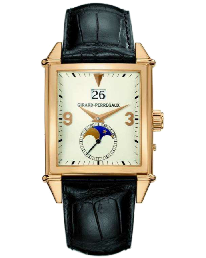 Часы Girard-Perregaux Vintage 1945 King Size Large Date Moon Phases 25800-52-851-BA6D