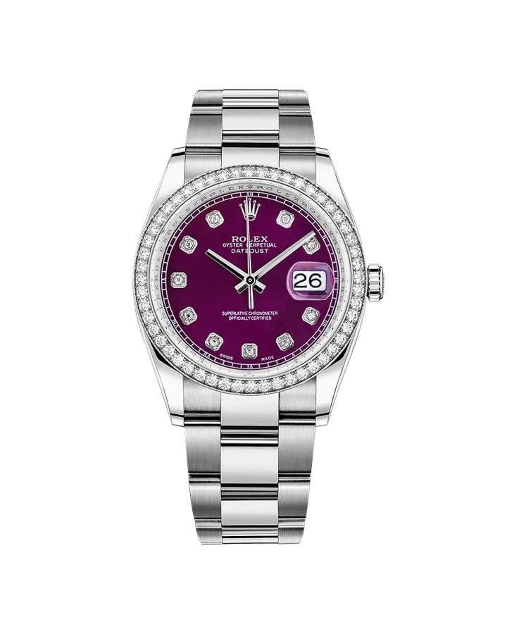 Часы Rolex DateJust 36 mm Steel and White gold 126200