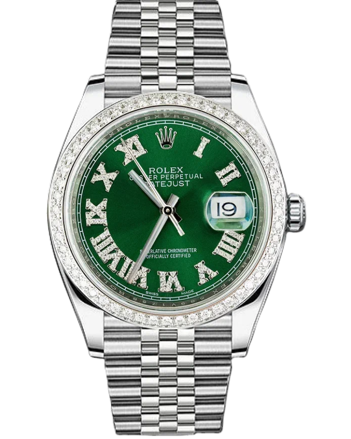 Часы Rolex Datejust 36mm Steel and White Gold 126200 Тюнинг.