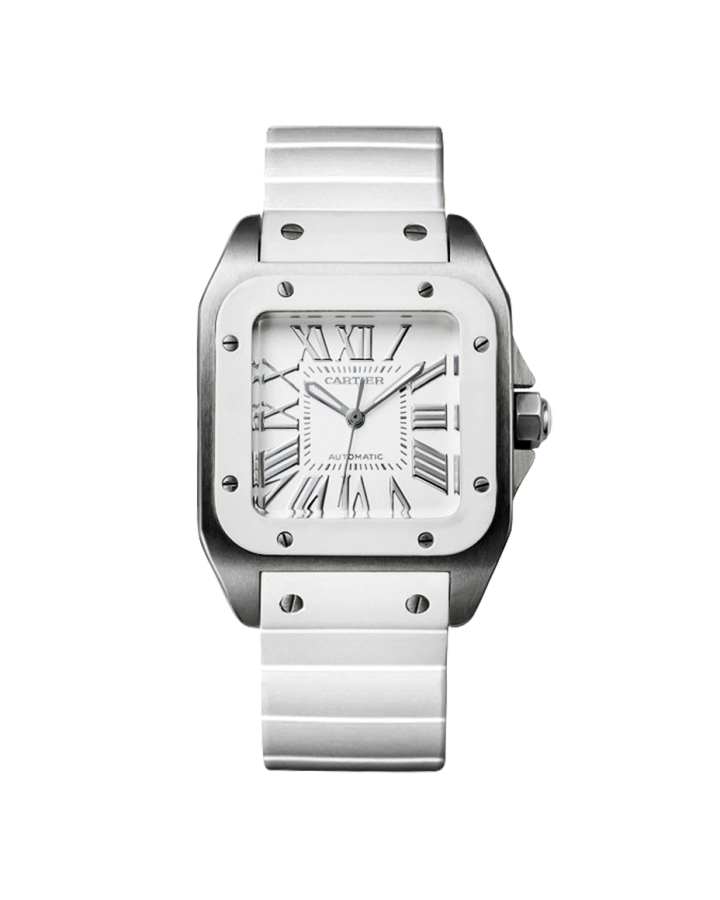 Часы Cartier Santos 100 White Automatic 2878