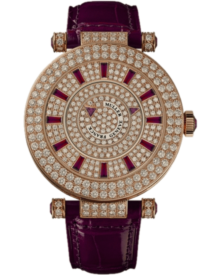 Часы Franck Muller RONDE DOUBLE MYSTERY DIAMOND AND RUBY