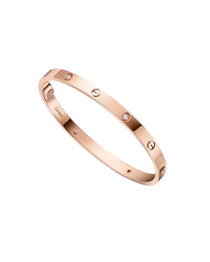 Браслет Cartier LOVE BRACELET MEDIUM MODEL 4 DIAMONDS B6085716