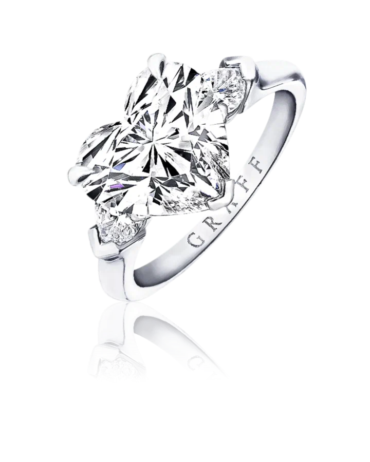 Кольцо Graff Promise Heart Shape Diamond Engagement Ring 5 01ct H/VS2