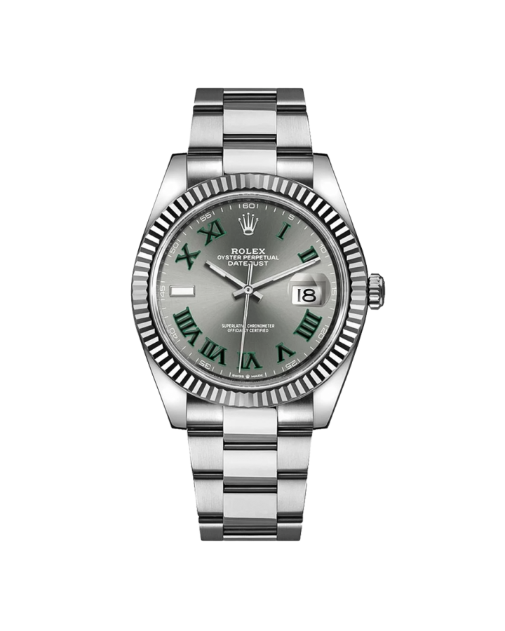 Часы Rolex DATEJUST 41 MM OYSTERSTEEL AND WHITE GOLD