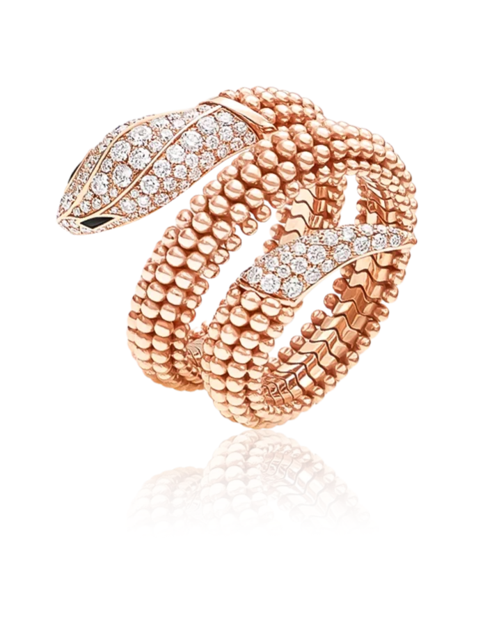 Кольцо BVLGARI SERPENTI 358655 (Размер L)