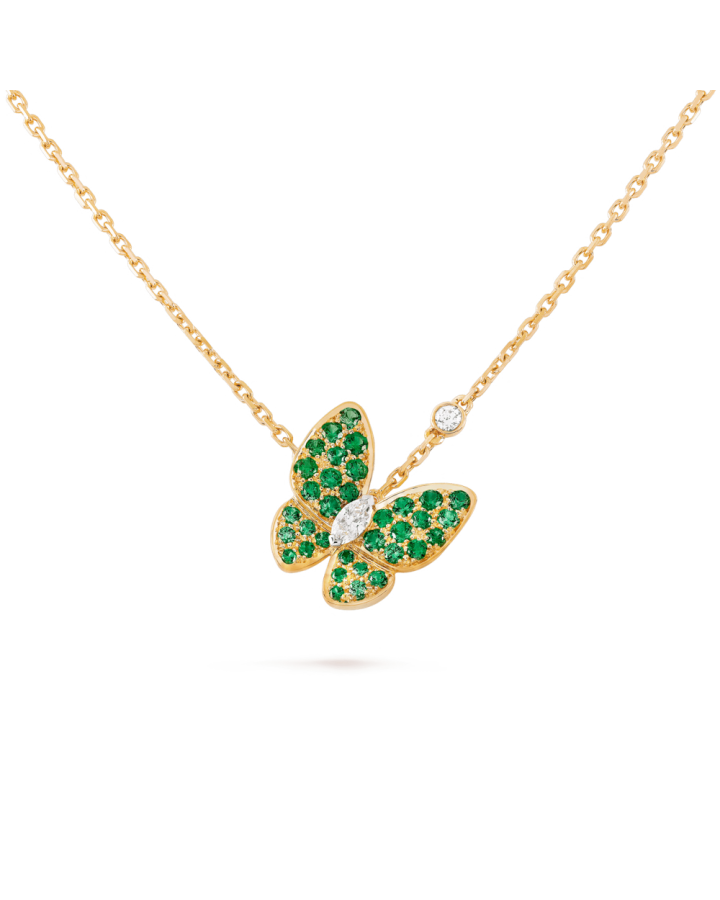 Колье Van Cleef & Arpels Подвеска Two Butterflies VCARO6W700