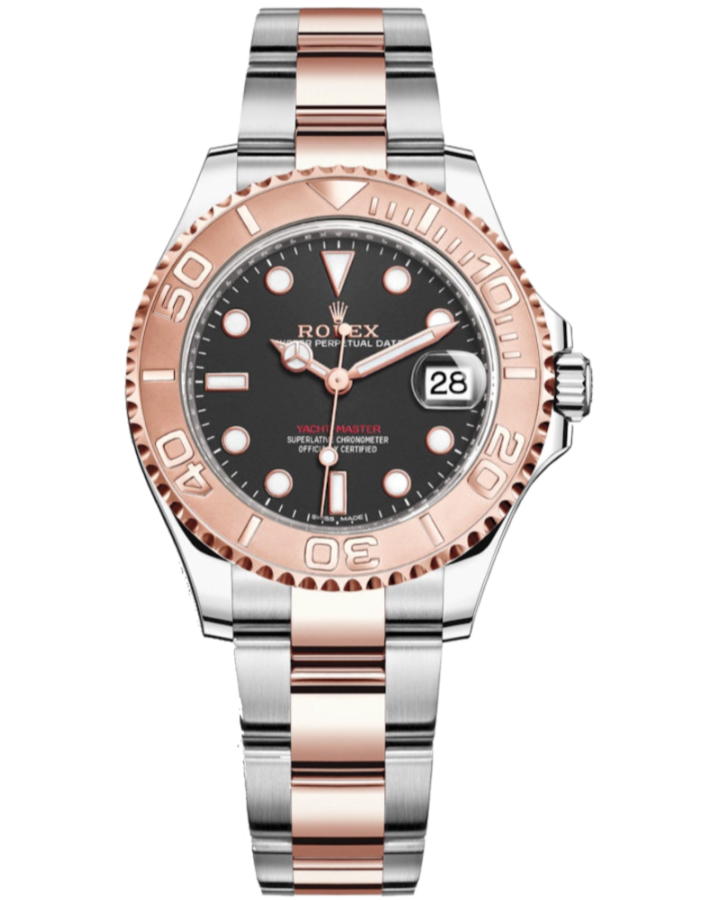 Часы Rolex Yacht-Master 37mm Everose Gold and Steel 268621-0004