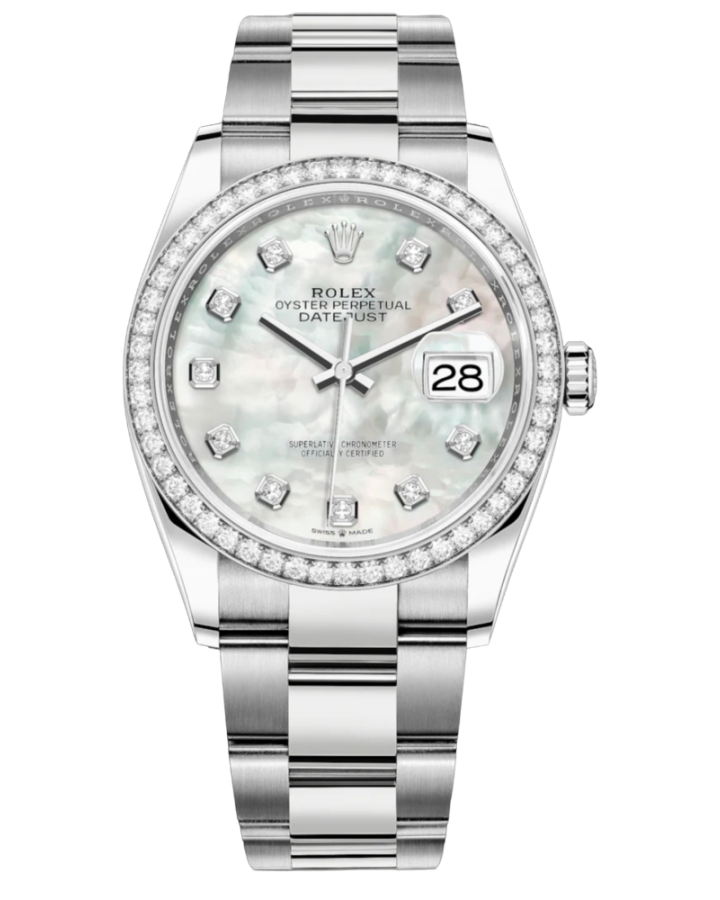 Часы Rolex 36mm Steel and White Gold 126284rbr-0012