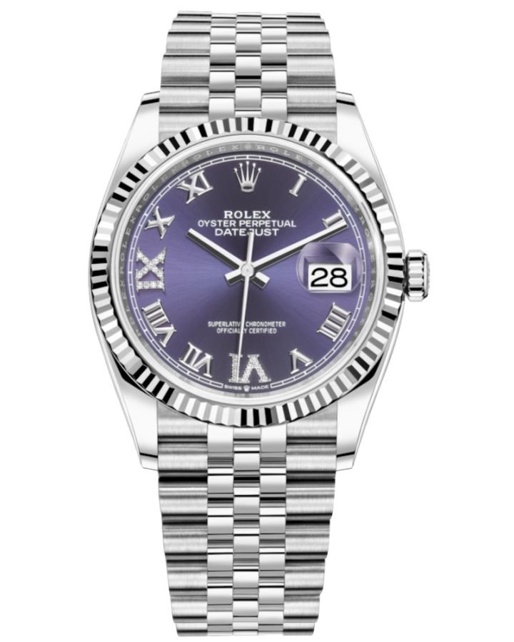 Часы Rolex Datejust 36mm Steel and White Gold 126234-0022