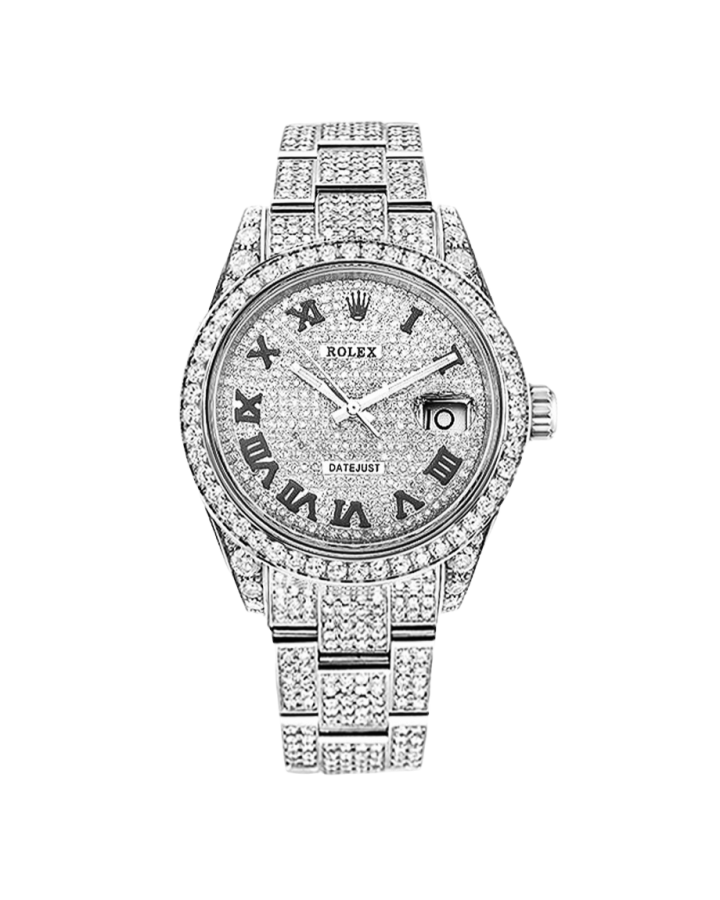 Часы Rolex Datejust 41mm Diamonds 126334 Тюнинг.