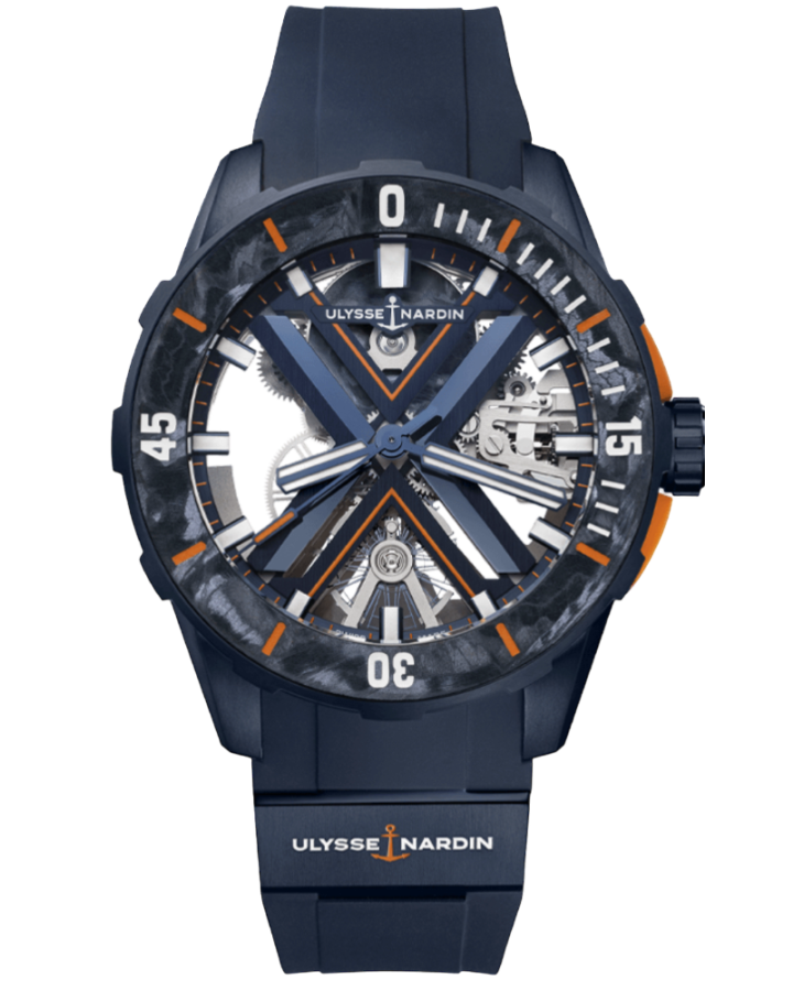 Часы Ulysse Nardin Diver X Skeleton 3723-170LE-3A-BLUE/3A