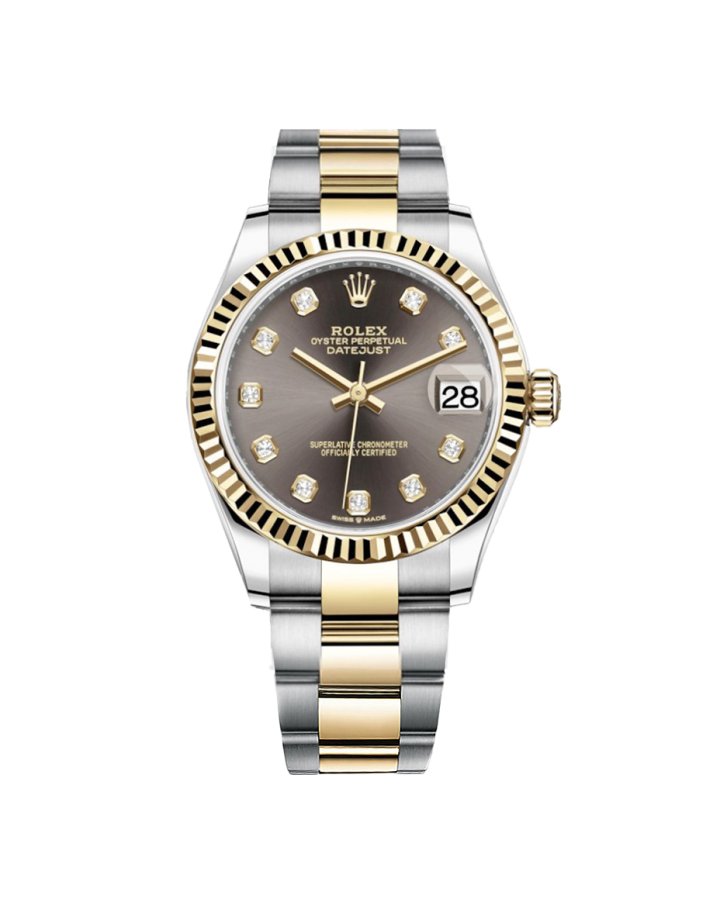 Часы Rolex Datejust 31 Yellow Rolesor Fluted Oyster 278273-0021