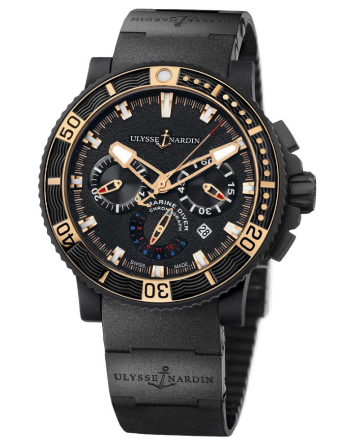 Часы Ulysse Nardin Diver Black Sea Chronograph 353-90-3C
