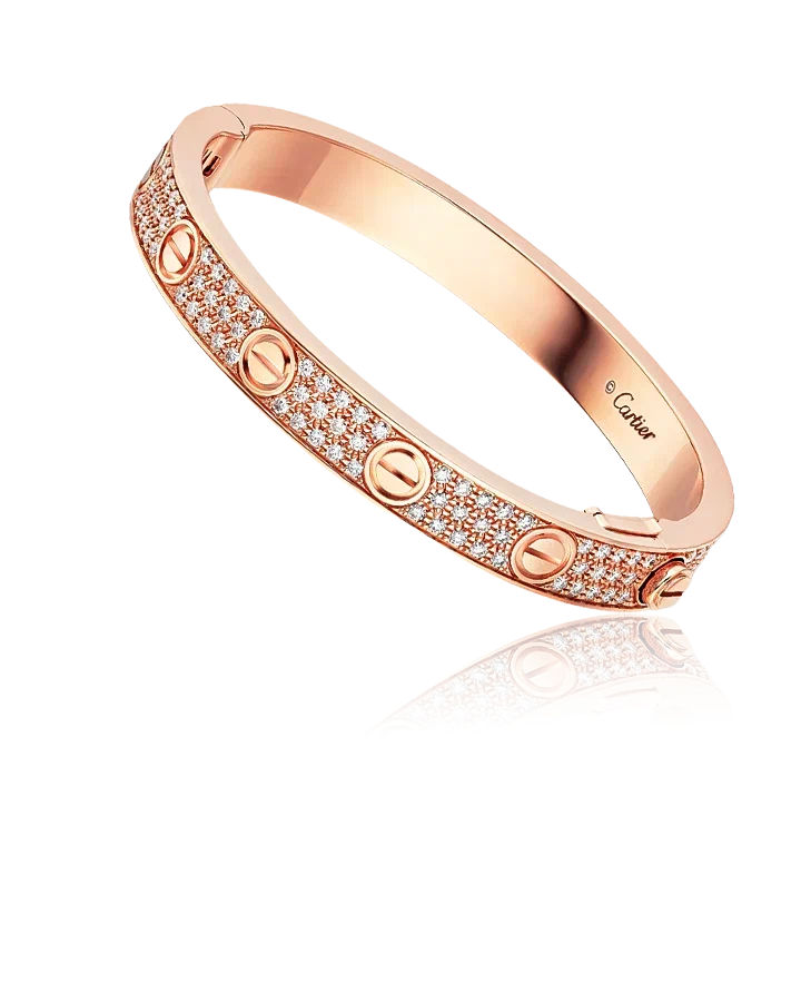 Браслет Cartier LOVE БРИЛЛИАНТОВОЕ ПАВЕ N6036915