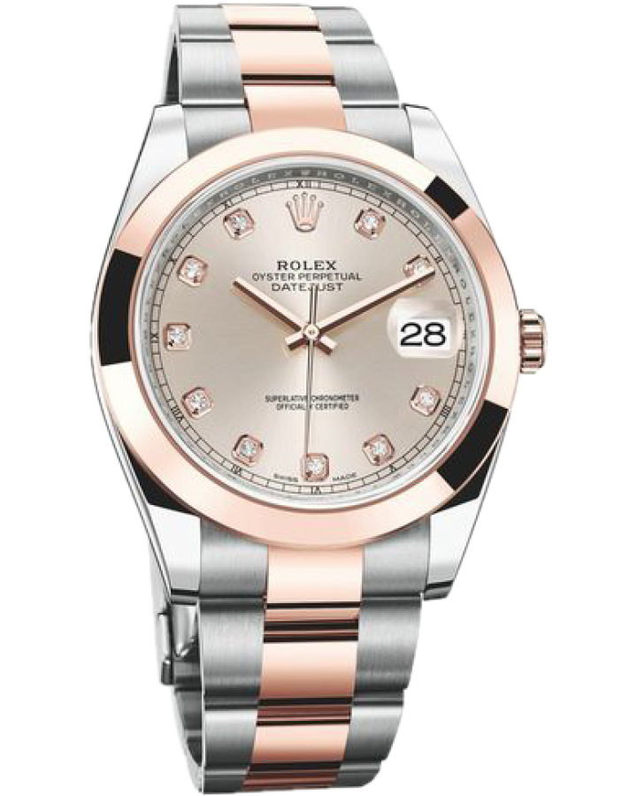 Часы Rolex SUNDUST SET WITH DIAMONDS OYSTER BRACELET 41 мм 126301